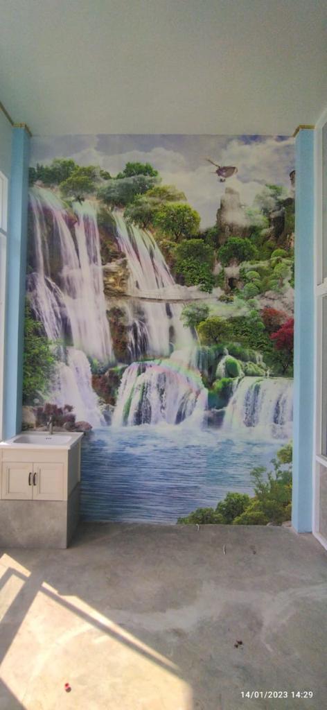 Project Pasang Wallpaper Dinding Vinyl